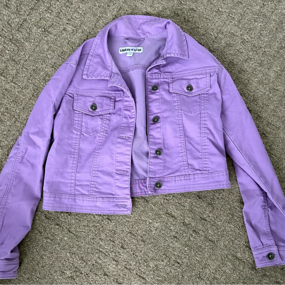 Purple Denim Jacket